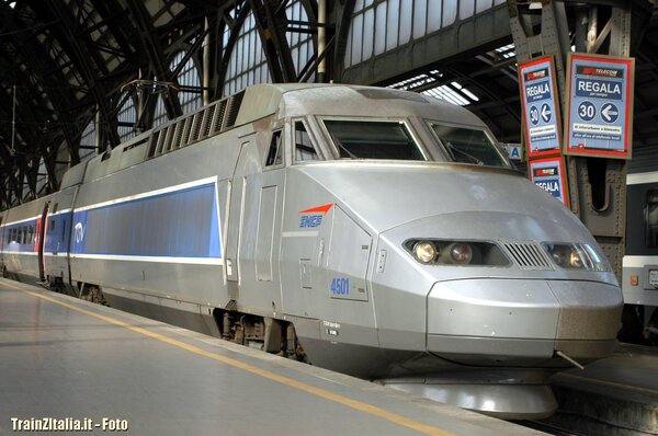 TGV a Milano Centrale