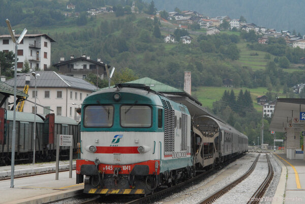 D.445.1041 in manovra a Calalzo