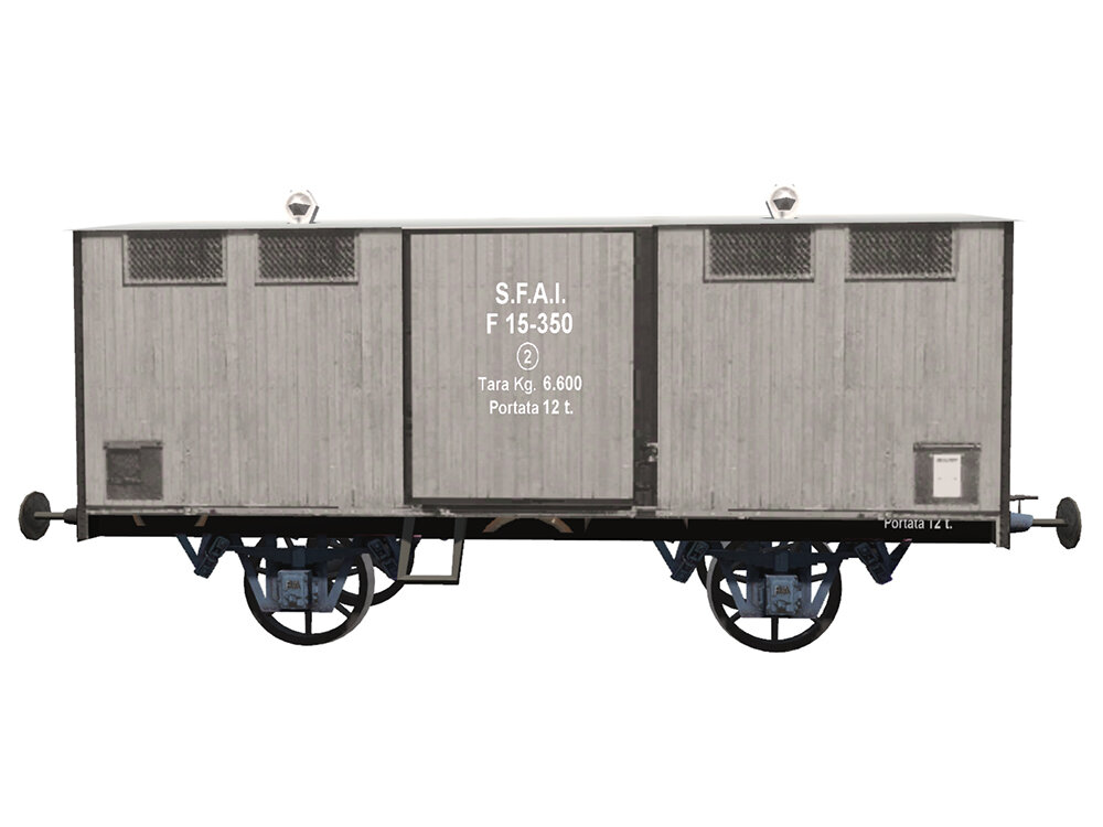 SFAI 1201 poi Gr 400 FS Mammuth - Da MSTS - Italia - TrainzItalia
