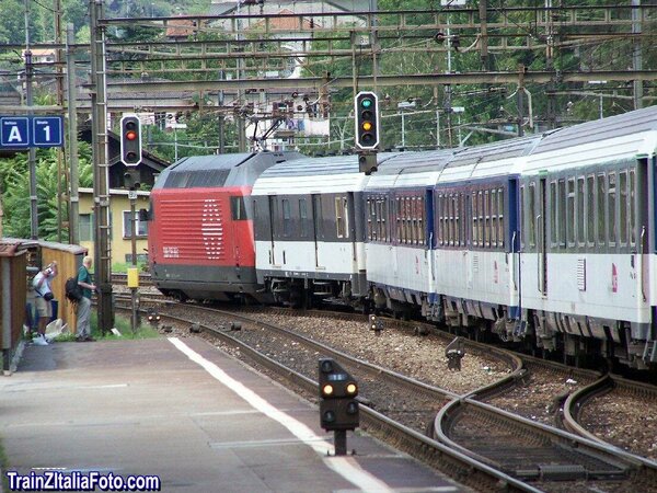 Re 460 riprende la corsa per Lourdes