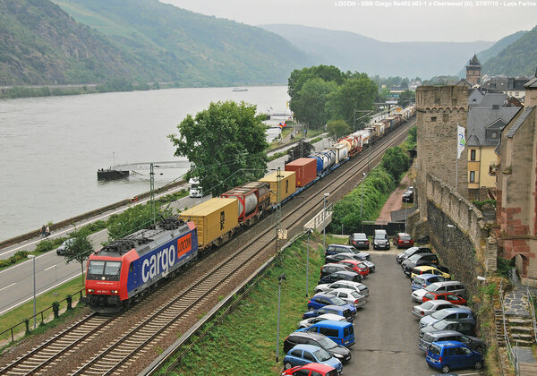 LOCON - SBB Cargo Re482.003-1 sul Reno