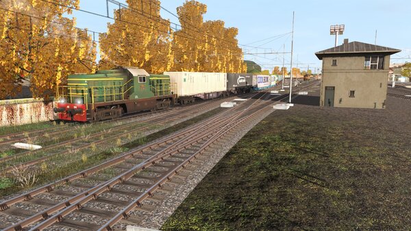 Il primo treno della giornata viene manovrato