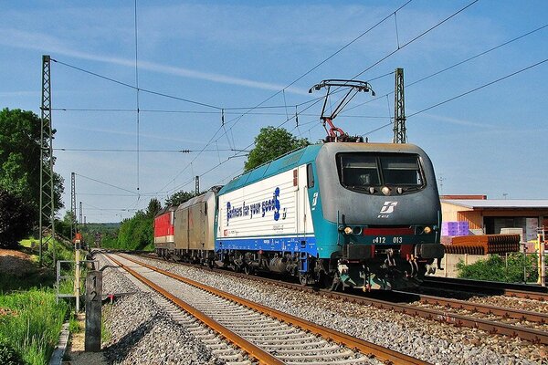 E412 013 for TX Logistik at Regensburg / Germany (06.09.2006)