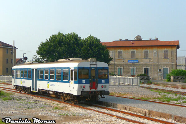 Aln668-132 al capolinea di Rovato Borgo